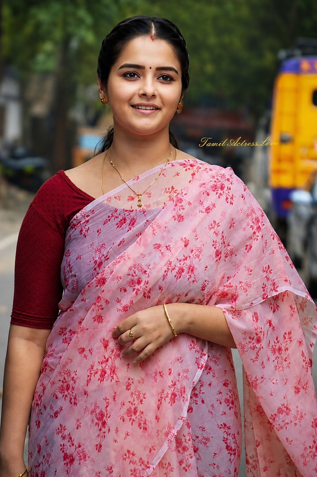 Tamil Serial Actress And Cute Actress Hot Saree (13)