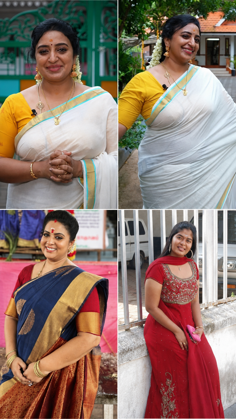 Tamil Serial Actress And Cute Actress Hot Saree (14)
