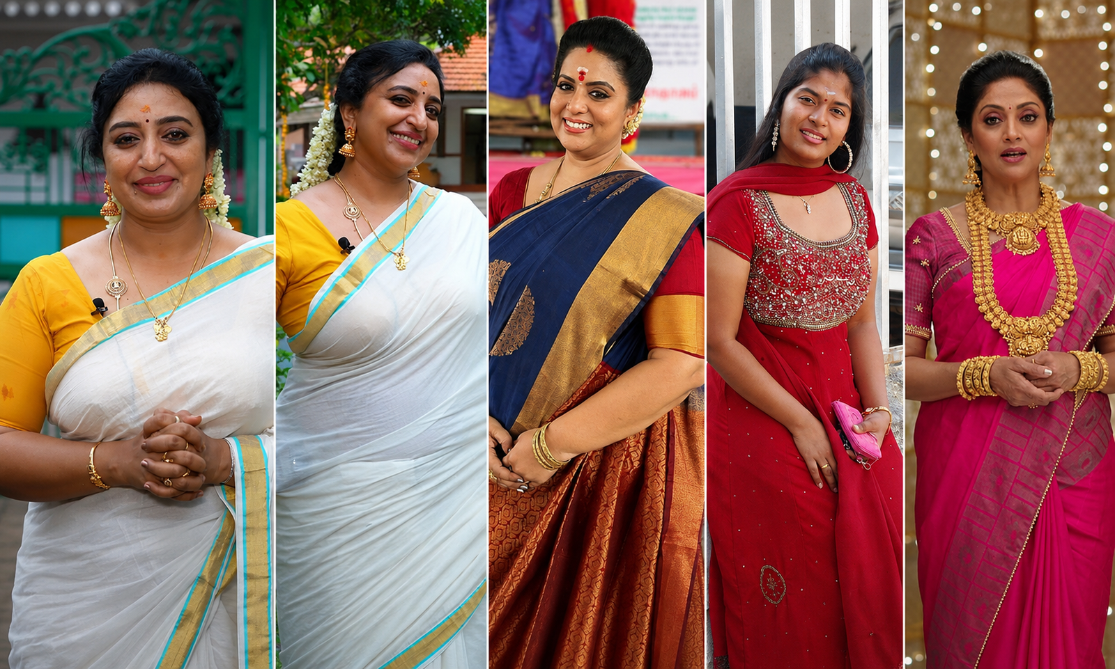 Tamil Serial Actress And Cute Actress Hot Saree (16)