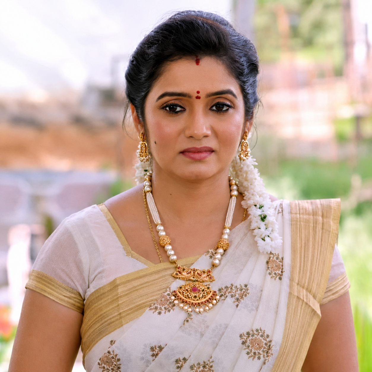 Tamil Serial Actress And Cute Actress Hot Saree (32)